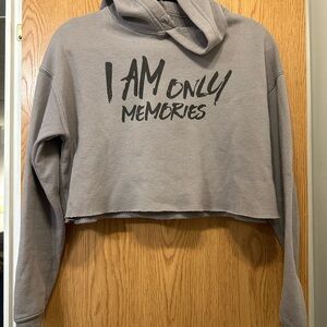 Light Purple Women's Cropped Hoodie